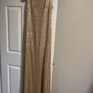 Women’s sequence drop back dress